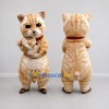 Custom Orange and Cream Tabby Cat with Kitten Mascot Costume Adult Full Body Suit for Pet Events Custom Orange and Cream Tabby Cat with Kitten Mascot Costume Adult Full Body Suit for Pet Events