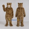 Custom Brown Cat Mascot Costume Adult Full Body Suit for Pet Events