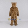 Custom Brown Cat Mascot Costume Adult Full Body Suit for Pet Events
