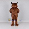 Custom Brown and White Lynx Mascot Costume Adult Full Body Suit for Wildlife Events Custom Brown and White Lynx Mascot Costume Adult Full Body Suit for Wildlife Events