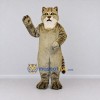 Custom Brown and Cream Tabby Cat Mascot Costume Adult Full Body Suit for Pet Events