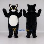 Custom Black and White Cat Mascot Costume Adult Full Body Suit for Pet Events
