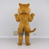 Custom Golden Brown and Cream Cat Mascot Costume Adult Full Body Suit for Pet Events