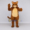 Custom Brown and Cream Cat Mascot Costume Adult Full Body Suit for Pet Events Custom Brown and Cream Cat Mascot Costume Adult Full Body Suit for Pet Events