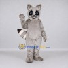 Custom Gray and White Raccoon Mascot Costume Adult Full Body Suit for Wildlife Events Custom Gray and White Raccoon Mascot Costume Adult Full Body Suit for Wildlife Events