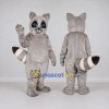 Custom Gray and White Raccoon Mascot Costume Adult Full Body Suit for Wildlife Events Custom Gray and White Raccoon Mascot Costume Adult Full Body Suit for Wildlife Events