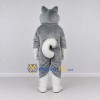 Custom Gray and White Husky Dog Mascot Costume Adult Full Body Suit for Pet Events Custom Gray and White Husky Dog Mascot Costume Adult Full Body Suit for Pet Events