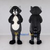 Custom Dark Gray and White Raccoon Mascot Costume Adult Full Body Suit for Wildlife Events