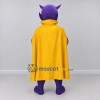 Custom Purple and Yellow Masked Superhero Mascot Costume Adult Full Body Suit for Themed Parties Custom Purple and Yellow Masked Superhero Mascot Costume Adult Full Body Suit for Themed Parties