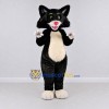 Custom Black and White Cat Mascot Costume Adult Full Body Suit for Pet Events Custom Black and White Cat Mascot Costume Adult Full Body Suit for Pet Events