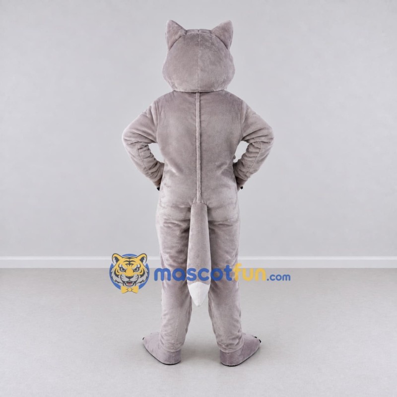 Custom Gray Wolf Mascot Costume Adult Full Body Suit for Wildlife Events Custom Gray Wolf Mascot Costume Adult Full Body Suit for Wildlife Events