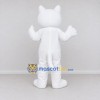 Custom White Cat Mascot Costume Adult Full Body Suit for Pet Events Custom White Cat Mascot Costume Adult Full Body Suit for Pet Events