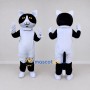 Custom Black and White Cat Mascot Costume Adult Full Body Suit for Pet Events