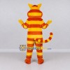 Custom Orange Yellow and White Tabby Cat Mascot Costume Adult Full Body Suit for Pet Events