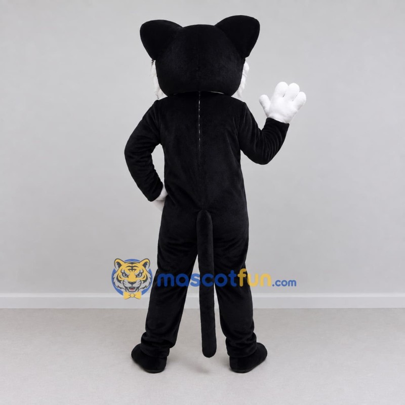 Custom Black and White Cat Mascot Costume Adult Full Body Suit for Pet Events Custom Black and White Cat Mascot Costume Adult Full Body Suit for Pet Events