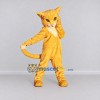 Custom Golden Yellow Cat Mascot Costume Adult Full Body Suit for Pet Events Custom Golden Yellow Cat Mascot Costume Adult Full Body Suit for Pet Events