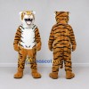 Custom Orange Black and White Roaring Tiger Mascot Costume Adult Full Body Suit for Sports Events Custom Orange Black and White Roaring Tiger Mascot Costume Adult Full Body Suit for Sports Events