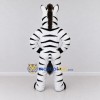 Custom Black and White Zebra Mascot Costume Adult Full Body Suit for Zoo Events Custom Black and White Zebra Mascot Costume Adult Full Body Suit for Zoo Events