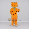 Custom Yellow and Turquoise Spotted Cat with Bandana Mascot Costume Adult Full Body Suit for Wildlife Events Custom Yellow and Turquoise Spotted Cat with Bandana Mascot Costume Adult Full Body Suit for Wildlife Events
