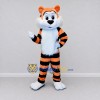 Custom Orange Black and White Tiger Mascot Costume Adult Full Body Suit for Wildlife Events Custom Orange Black and White Tiger Mascot Costume Adult Full Body Suit for Wildlife Events