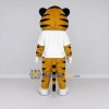 Custom Yellow Black and White Tiger in T-Shirt Mascot Costume Adult Full Body Suit for Sports Events Custom Yellow Black and White Tiger in T-Shirt Mascot Costume Adult Full Body Suit for Sports Events