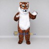 Custom Orange Black and White Tiger Mascot Costume Adult Full Body Suit for Wildlife Events Custom Orange Black and White Tiger Mascot Costume Adult Full Body Suit for Wildlife Events