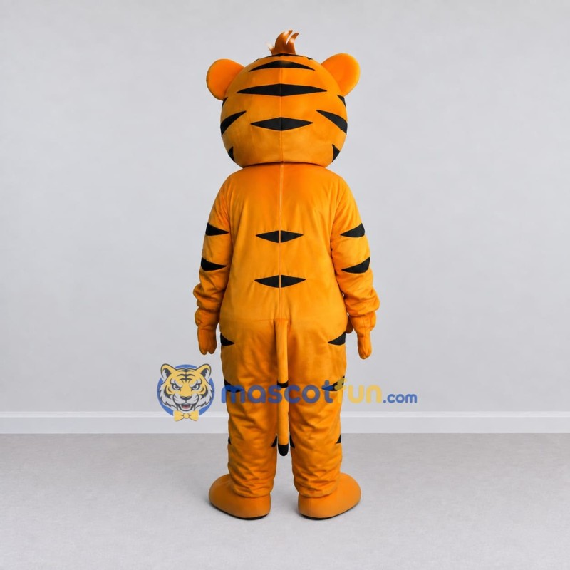 Custom Orange Black and White Tiger Mascot Costume Adult Full Body Suit for Wildlife Events Custom Orange Black and White Tiger Mascot Costume Adult Full Body Suit for Wildlife Events