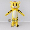 Custom Yellow Brown and Cream Tiger Mascot Costume Adult Full Body Suit for Wildlife Events Custom Yellow Brown and Cream Tiger Mascot Costume Adult Full Body Suit for Wildlife Events