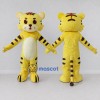 Custom Yellow Brown and Cream Tiger Mascot Costume Adult Full Body Suit for Wildlife Events