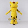 Custom Yellow Brown and Cream Tiger Mascot Costume Adult Full Body Suit for Wildlife Events Custom Yellow Brown and Cream Tiger Mascot Costume Adult Full Body Suit for Wildlife Events