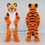 Custom Orange Black and White Tiger Mascot Costume Adult Full Body Suit for Wildlife Events