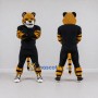 Custom Orange and Black Tiger in Sportswear Mascot Costume Adult Full Body Suit for Sports Events