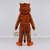 Custom Orange Black and White Tiger Mascot Costume Adult Full Body Suit for Wildlife Events Custom Orange Black and White Tiger Mascot Costume Adult Full Body Suit for Wildlife Events