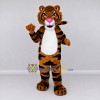 Custom Brown Black and White Tiger Mascot Costume Adult Full Body Suit for Wildlife Events Custom Brown Black and White Tiger Mascot Costume Adult Full Body Suit for Wildlife Events