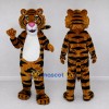Custom Brown Black and White Tiger Mascot Costume Adult Full Body Suit for Wildlife Events Custom Brown Black and White Tiger Mascot Costume Adult Full Body Suit for Wildlife Events