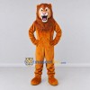 Custom Golden Brown Lion Mascot Costume Adult Full Body Suit for Wildlife Events
