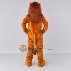 Custom Golden Brown Lion Mascot Costume Adult Full Body Suit for Wildlife Events