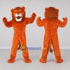 Custom Orange and Brown Muscular Lion Mascot Costume Adult Full Body Suit for Sports Events Custom Orange and Brown Muscular Lion Mascot Costume Adult Full Body Suit for Sports Events