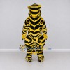 Custom Yellow Black and Cream Tiger Mascot Costume Adult Full Body Suit for Wildlife Events Custom Yellow Black and Cream Tiger Mascot Costume Adult Full Body Suit for Wildlife Events