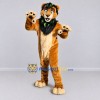 Custom Golden Brown and Black Lion Mascot Costume Adult Full Body Suit for Wildlife Events