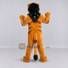 Custom Golden Brown and Black Lion Mascot Costume Adult Full Body Suit for Wildlife Events