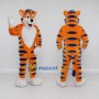 Custom Orange Blue and White Tiger Mascot Costume Adult Full Body Suit for Wildlife Events
