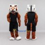 Custom Orange and Black Tiger in Sportswear Mascot Costume Adult Full Body Suit for Sports Events