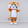 Custom Orange Black and White Tiger Mascot Costume Adult Full Body Suit for Wildlife Events Custom Orange Black and White Tiger Mascot Costume Adult Full Body Suit for Wildlife Events