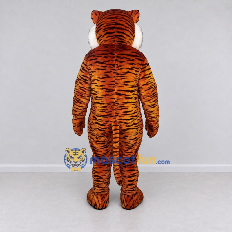 Custom Orange Black and White Tiger Mascot Costume Adult Full Body Suit for Wildlife Events Custom Orange Black and White Tiger Mascot Costume Adult Full Body Suit for Wildlife Events