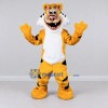 Custom Yellow Black and White Tiger Mascot Costume Adult Full Body Suit for Wildlife Events Custom Yellow Black and White Tiger Mascot Costume Adult Full Body Suit for Wildlife Events