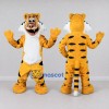 Custom Yellow Black and White Tiger Mascot Costume Adult Full Body Suit for Wildlife Events Custom Yellow Black and White Tiger Mascot Costume Adult Full Body Suit for Wildlife Events