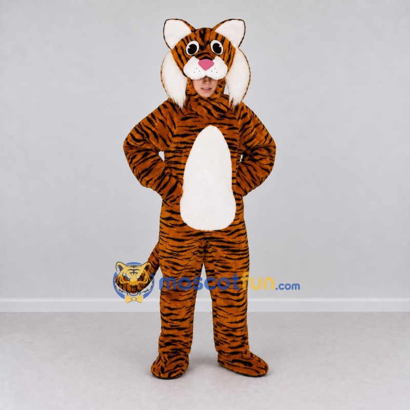 Custom Orange Black and White Tiger Mascot Costume Adult Full Body Suit for Wildlife Events Custom Orange Black and White Tiger Mascot Costume Adult Full Body Suit for Wildlife Events