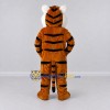 Custom Brown Black and White Tiger Mascot Costume Adult Full Body Suit for Wildlife Events Custom Brown Black and White Tiger Mascot Costume Adult Full Body Suit for Wildlife Events
