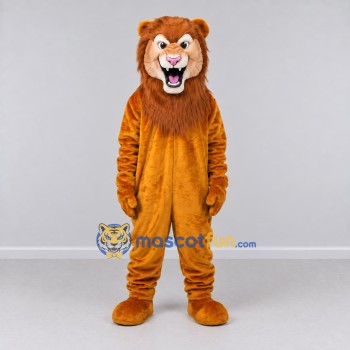 Custom Golden Brown Lion Mascot Costume Adult Full Body Suit for Wildlife Events Custom Golden Brown Lion Mascot Costume Adult Full Body Suit for Wildlife Events